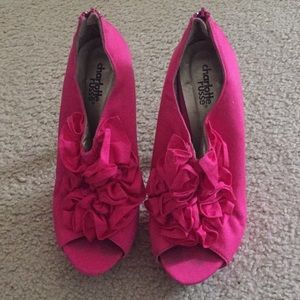 Charlotte Russe Hot pink pumps